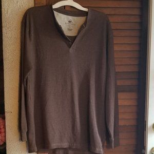 Mountain Bear Outfitters mens henley